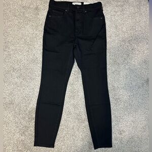 NWT Everlane The Feel Good Jean Straight High Rise Crop Black Women's Size 28